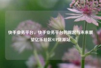 快手业务平台，快手业务平台的崛起与未来展望亿乐社区SUP货源站